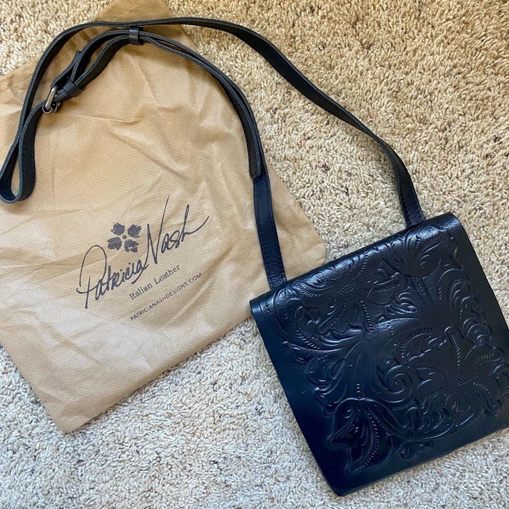Patricia Nash Black Crossbody Bag